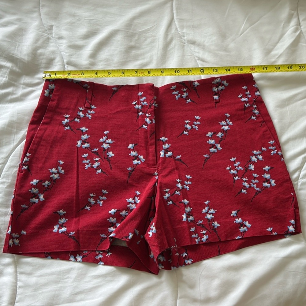 Ann Taylor LOFT Red & White Riviera Shorts • Size 6